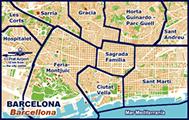 Mappa Barcellona